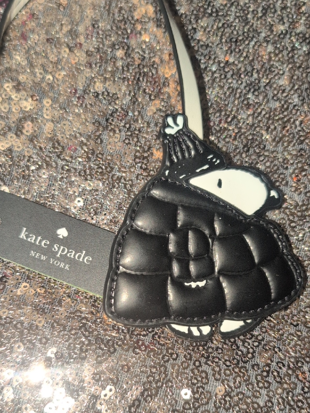 Kate Spade X Snoopy Collab Bag Charm NWT